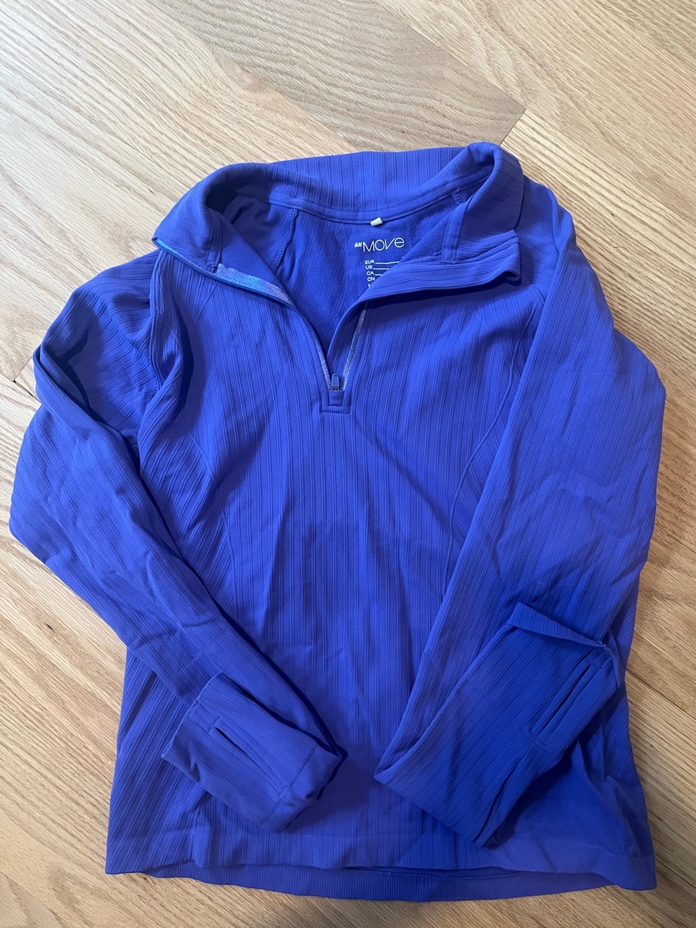 H&M Move Purple/Blue Quarter-Zip Active Pullover